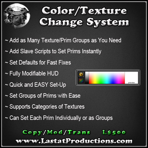 Color/Texture Change System