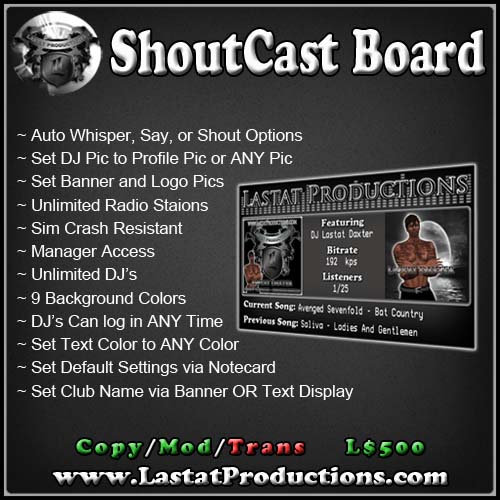 ShoutCast Board