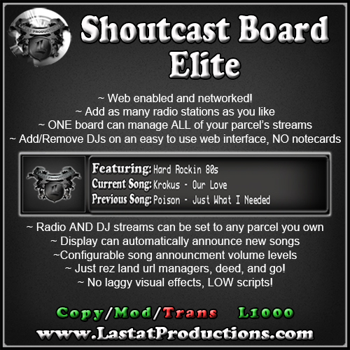 ShoutCast Board Elite